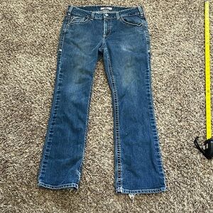 Ariat FR Mid Rise Boot Cut Jeans Womens 33 x 33 *READ
